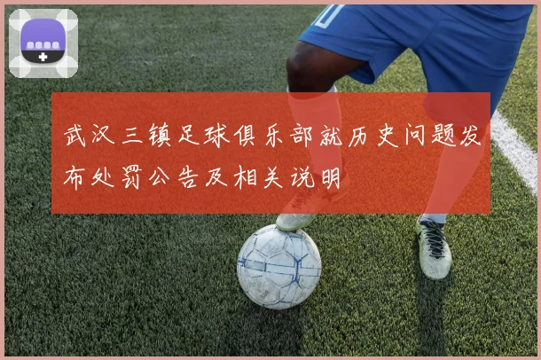 武汉三镇足球俱乐部就历史问题发布处罚公告及相关说明