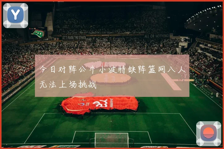 今日对阵公牛小波特缺阵篮网八人无法上场挑战
